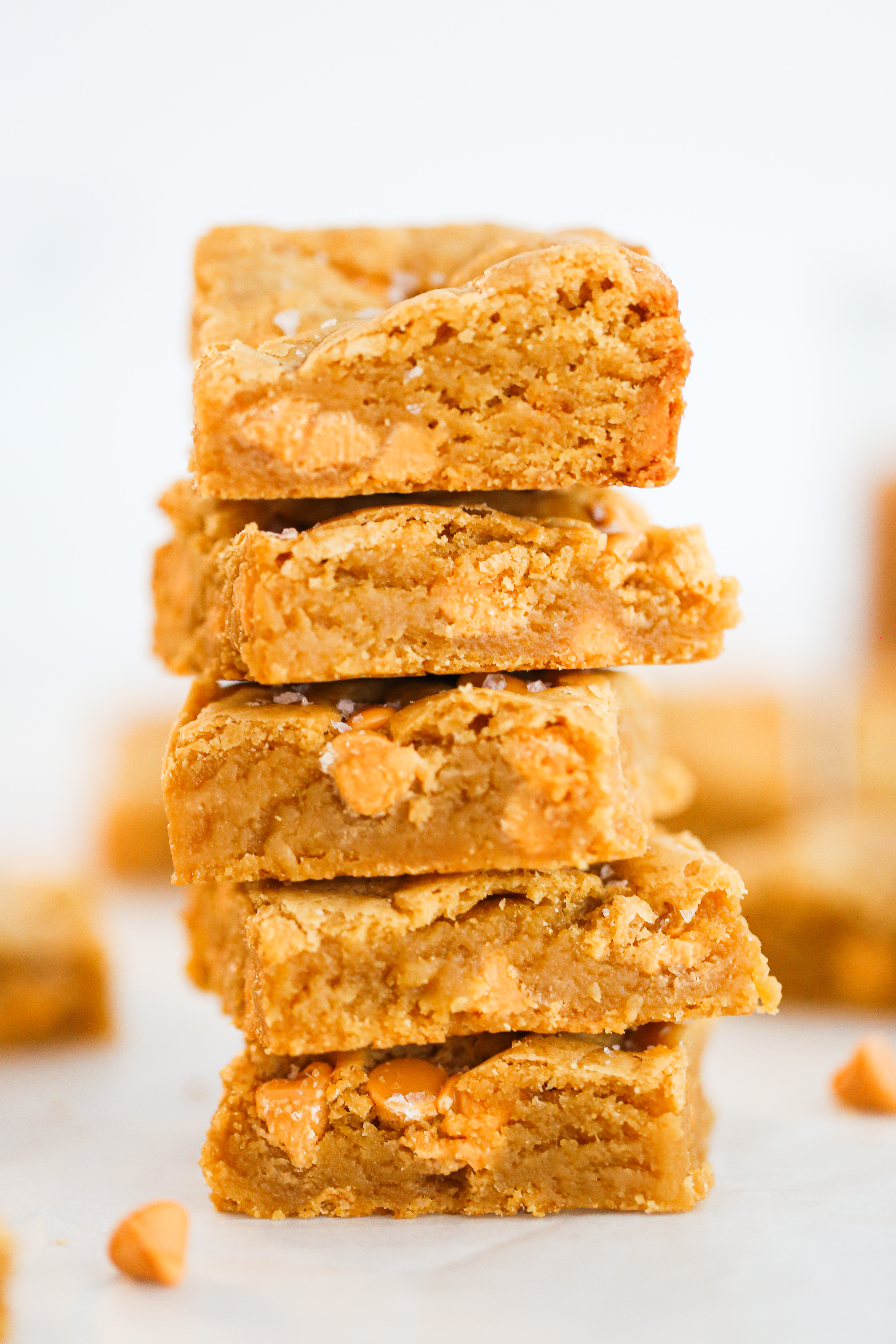 Image showing stacked butterscotch bars